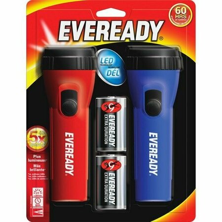 EVEREADY FLASHLIGHT, LED, EVEREADY, 2PK EVEL152S